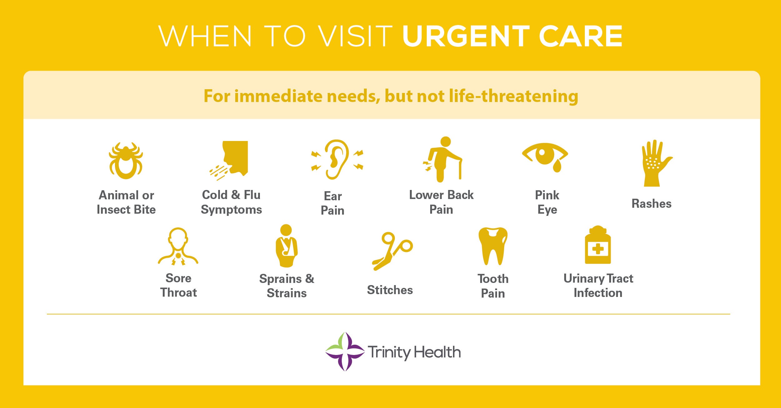 when to visit urgent care