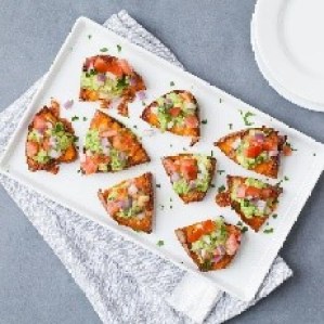 Sweet Potato Skins with Guacomole