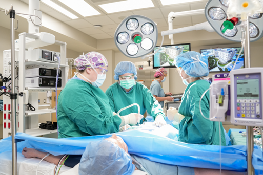 surgeons operating